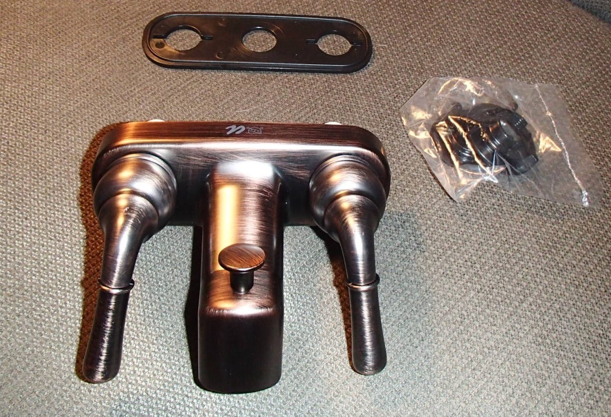 Rv Camper Marine 4 Oil Rub Bronze Tub Shower Diverter Faucet