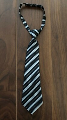 Gymboree COUNTRY CLUB Navy Blue Green Touch Close Boys Necktie Tie Suit Striped