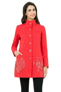 red summer coat
