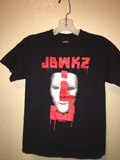 Jabbawockeez JBWKZ Head Logo Graphic Black T-Shirt SZ S Petite Made In USA
