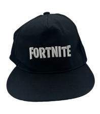 Fortnite Youth Ball Cap Hat Snapback Baseball Black Epic Games Mats Llama Brim