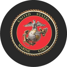U.S. Marine Corps tire cover Access Any Size