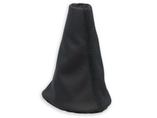 PER TOYOTA YARIS 2 FL 2009-2011 CUFFIA LEVA CAMBIO PELLE NERA