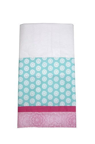 NoJo Owl Love Birds 4 Piece Crib Bedding Set with Diaper Stacker - Bild 5 von 5