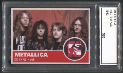 Custom 1983 Metallica Kill 'Em All Trading Card | eBay