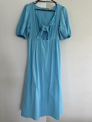 Piper (Myer) ladies blue maxi Size 12 Australia