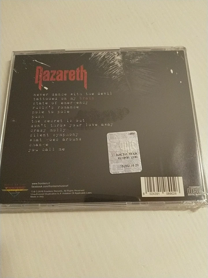 CD * NAZARETH - TATTOOED ON MY BRAIN   CD NEU & OVP - Bild 2 von 2
