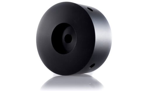 Amplificador de audio Hifi Lab botón giratorio botón Poti aluminio macizo 48x22 negro - Imagen 2 de 3