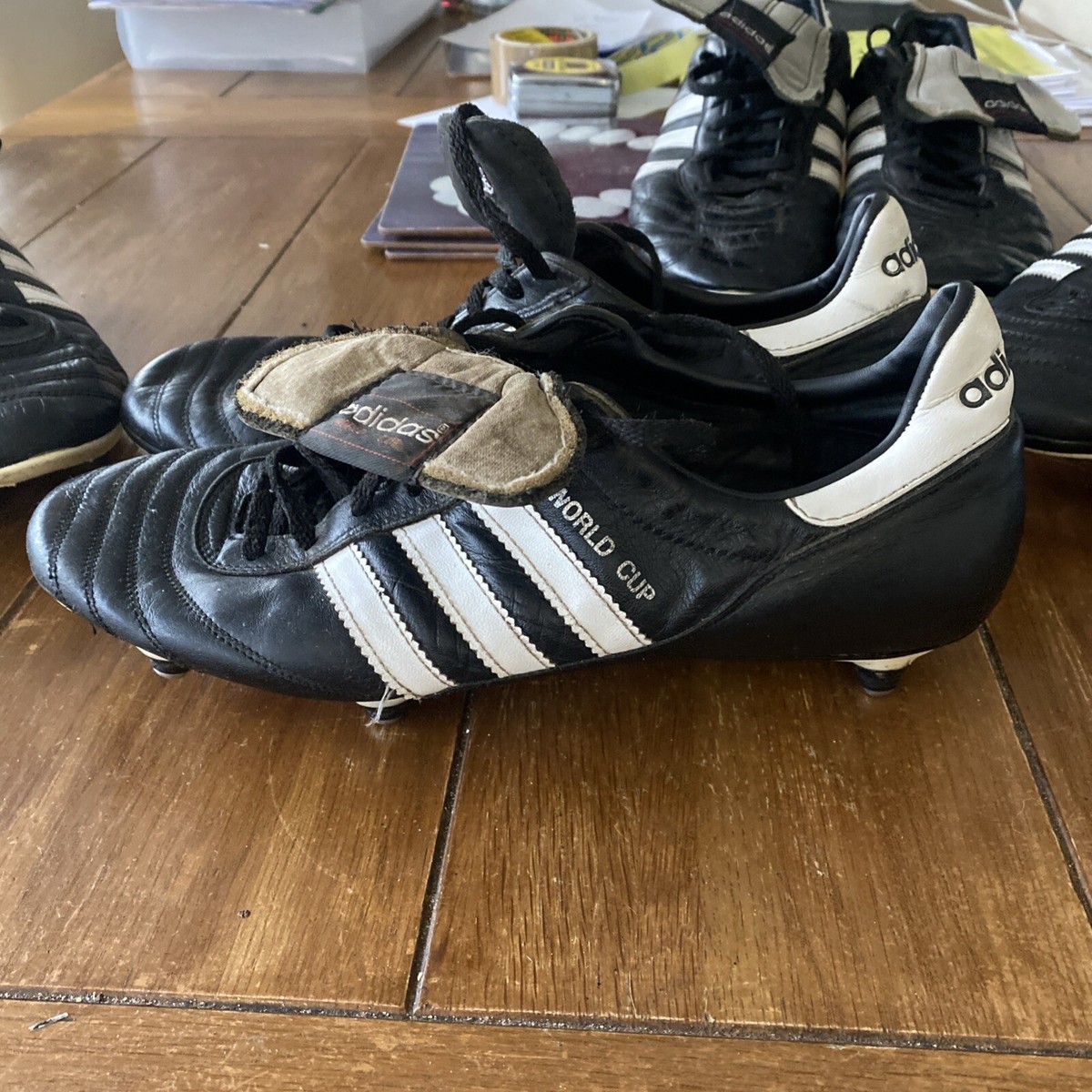 adidas World Cup SG Football Boots Studs Black UK 10 1/2 | eBay UK