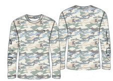 Salt Life SLX TROPX NANOTEX Yth S Uvapor 30 Natural Camo Live Salty Saltlife NWT