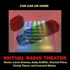 MUTUAL RADIO THEATER. ENJOY 103 RADIO SHOWS ON A USB FLASH DRIVE!