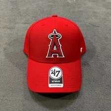 Los Angeles Angels MLB 47’ MVP Red Adjustable Baseball Cap OSFA