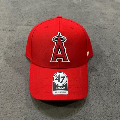Los Angeles Angels MLB 47  MVP Red Adjustable Baseball Cap OSFA
