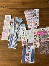 Lot Of 19 Scrapbook Sticker Sheets Creative Memories Stickopotamus Hambly Jolee 
