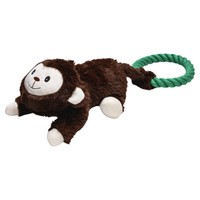 Beeztees Dschungel Mats Hundespielzeug Affe 44X15Cm PlüSch Braun Zahnpflege