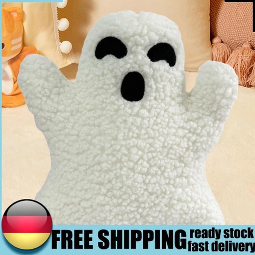 Halloween Cute Ghost Pillow Soft Decorative Spooky Pillow for Party Decoration