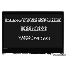14.0" Lenovo Yoga 520-14IKB 81C8 80X8 LCD LED FHD Display Touch Screen Assembly