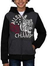 NEW Lee Boys' Sherpa Lined 89 Champs Full-Zip Hoodie, Size XS, Extra Warm Jacket