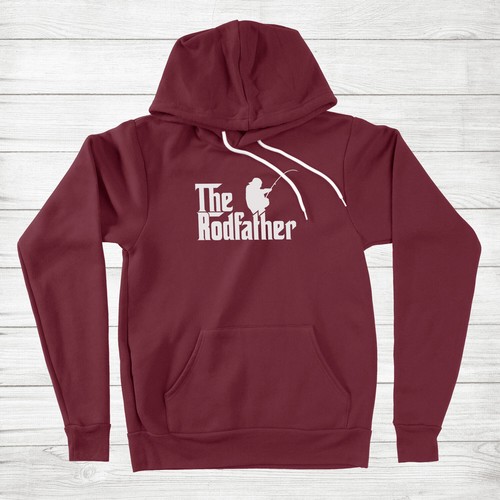 Funny Fishing Humor Sweater Hoodie gift The Rodfather Funny Fishing Parody - Picture 11 of 13