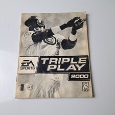 EA Sports Baseball Game Guide Triple Play 2000 Original Instruction Manual 