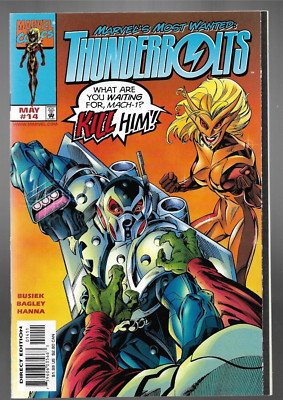 Thunderbolts #14  Marvel Comics 1998 VF+
