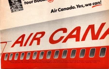 Vintage Ad Air Canada Airlines Yes We Can American Express Yes Canada 1980
