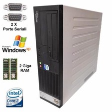 COMPUTER PC FISSO Windows XP n.2 SerialI COM1 dual core X Vecchi giochi 18825