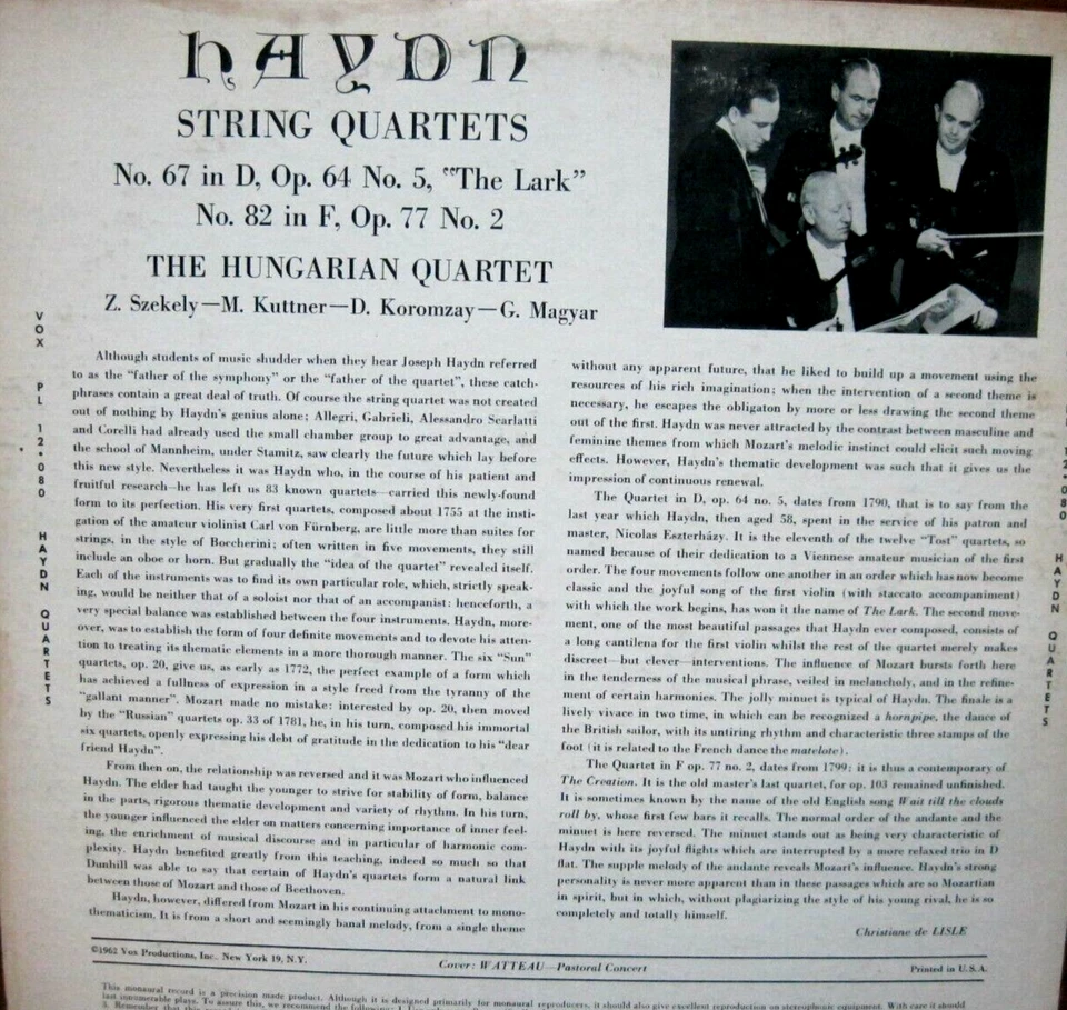 String Quartets - Image 3 of 3