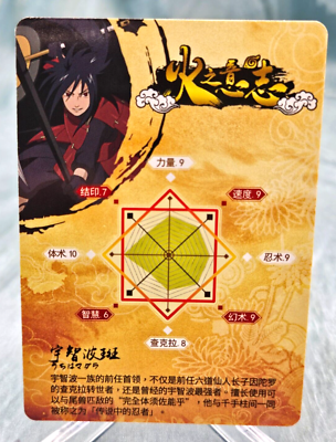 Naruto Doujin CCG Madara Uchiha Holo Foil Chinese Card - NM | eBay