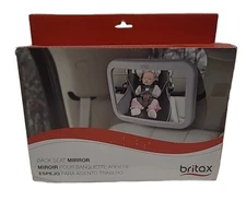 Britax Baby Car Mirror for Back Seat XL Clear View Easily Adjusts S864600 NIB