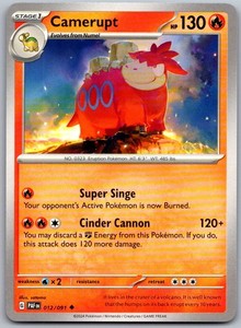 Camerupt 012/091 Paldean Fates Uncommon