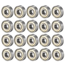 20pcs 7x22x7mm Double Shield 627ZZ Deep Groove Ball Bearing Carbon Steel Bearing