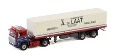 WSI,SCANIA 140 4x2 with tarpaulin trailer 2 Axles A. DE LAAT, 1/50, WSI01-3048