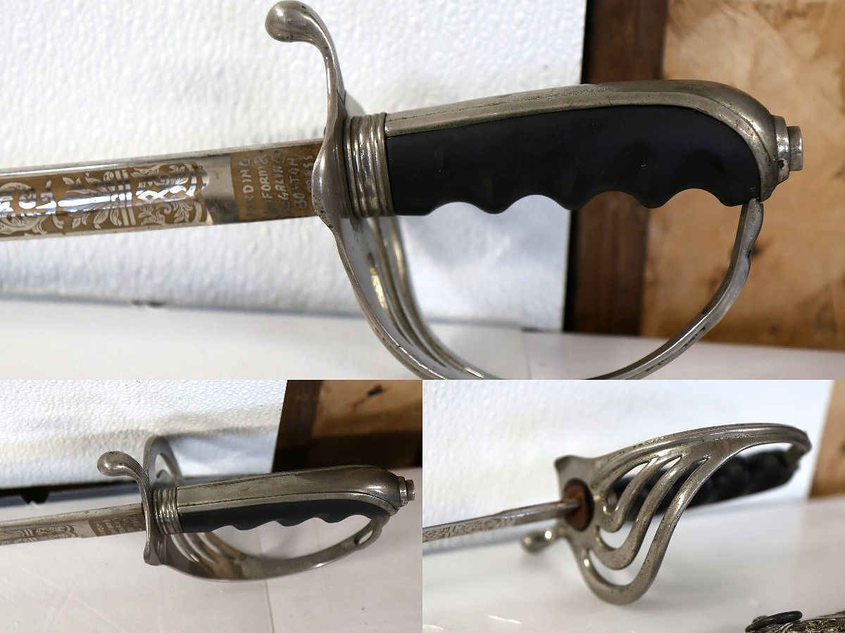 US Army M1902 Engraved Officer's Saber & Sheath - Harding Uniform & Regalia 28"