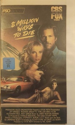 8 Million Ways to Die (Vintage VHS, 1986) RARE HTF