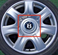 Factory Bentley Center Cap Oem Continental Flying Spur 19 Inch Wheel 3w0601161g