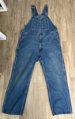 Big Smith Men's Blue Cotton Denim Work Overalls Mechanic B94009DB