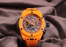 Hublot Big Bang Unico 42mm Orange Ceramic 441.CU.5910.RX Limited Edition of 250
