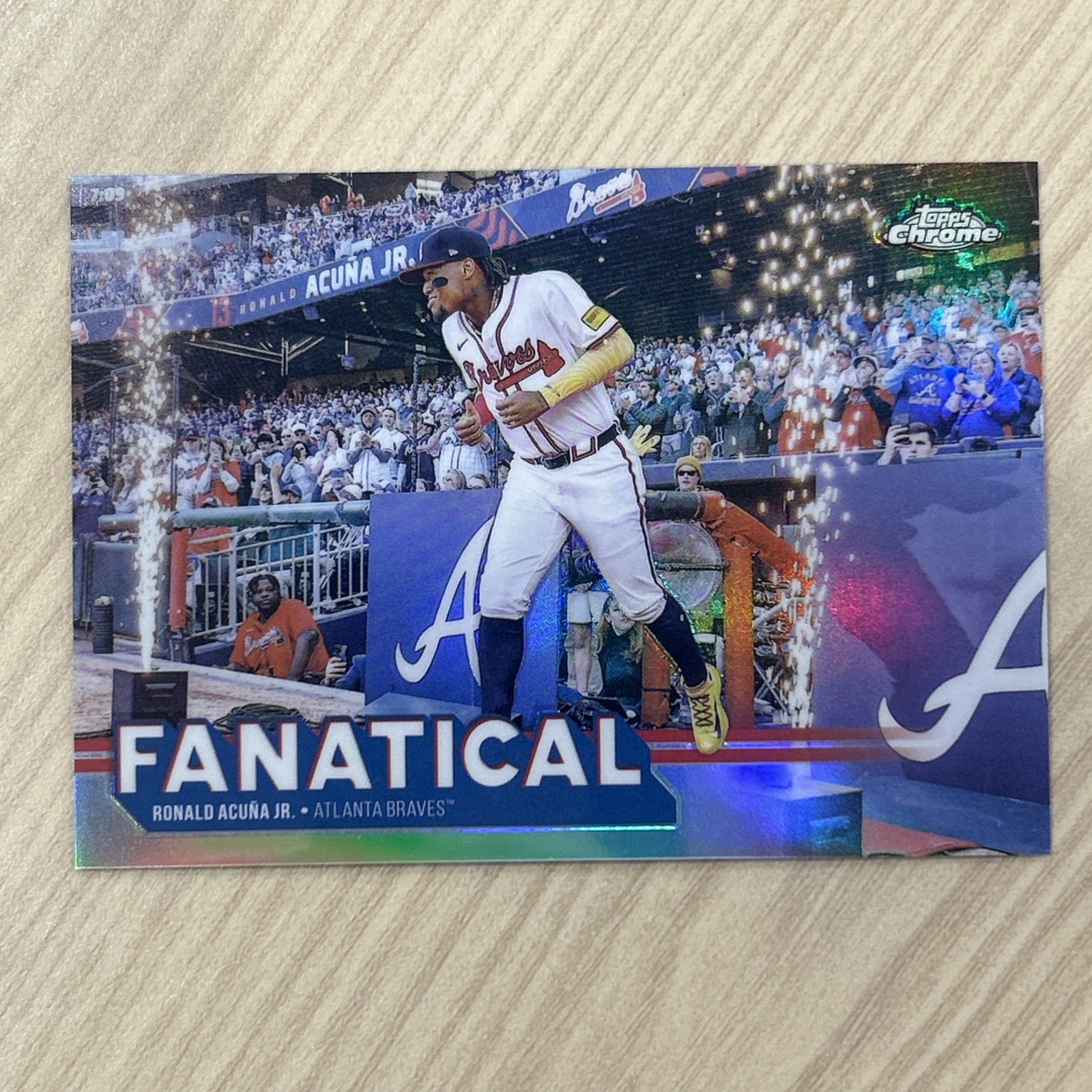 🪶2025 Topps Chrome Fanatical #FAN16 Ronald Acuna Jr. SP BRAVES