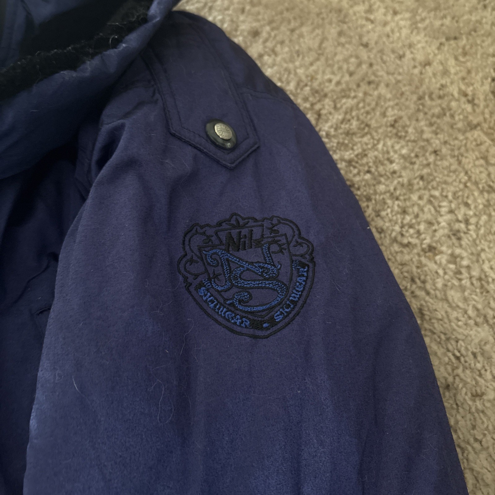 Nils Down Ski Jacket Violet SZ 8 Gorpcore Retro O… - image 6