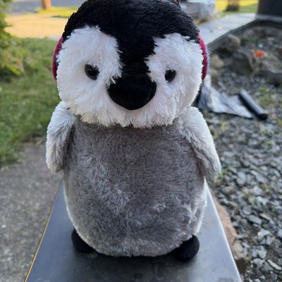 Hallmark Marketing Plush Penguin With Earmuffs 10  Distributed By Aurora