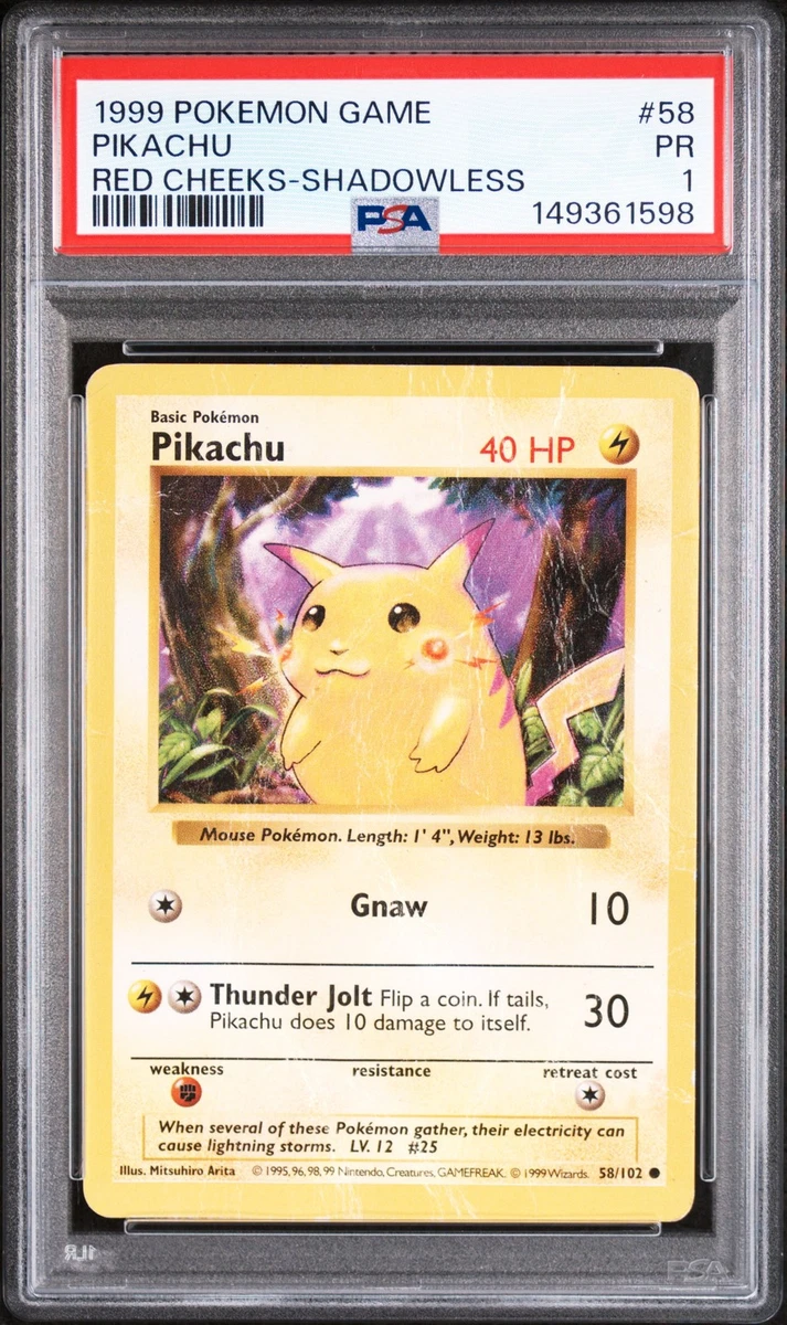 皮卡丘口袋妖怪TCG 无影个人收藏卡牌游戏卡| eBay