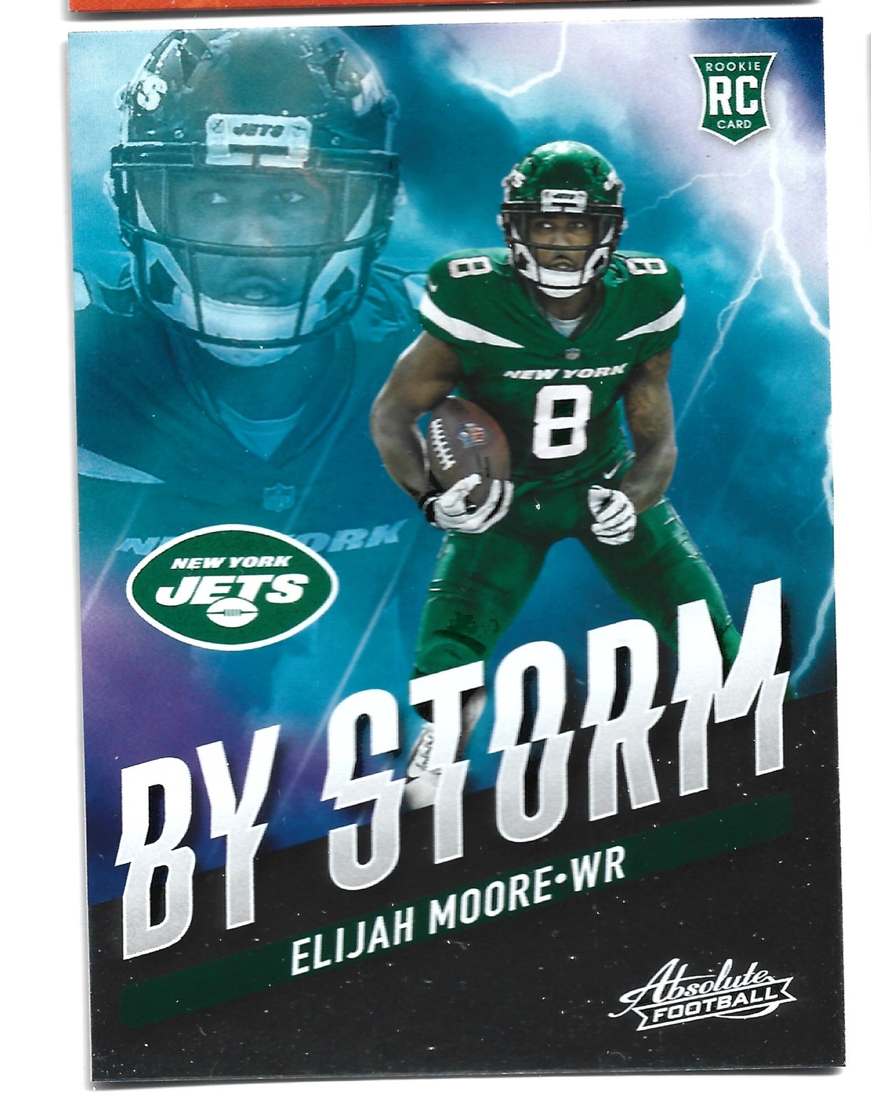 2021 Panini Absolute #BST-14 Elijah Moore By Storm