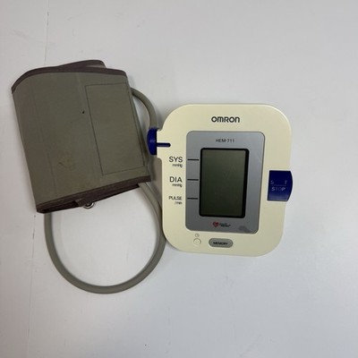 Omron Automatic Blood Pressure Monitor Model HEM-711 WORKING DC adapter missing