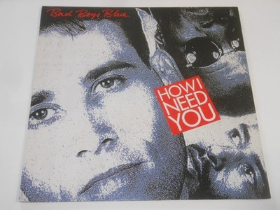 Bad Boys Blue   12'' Maxi - How I Need You - DE 1990 - Coconut 613 098