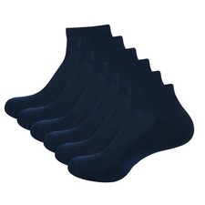 Men's Low Cut Ankle Socks, Breathable Cotton Athletic Running Socks with Arch...
