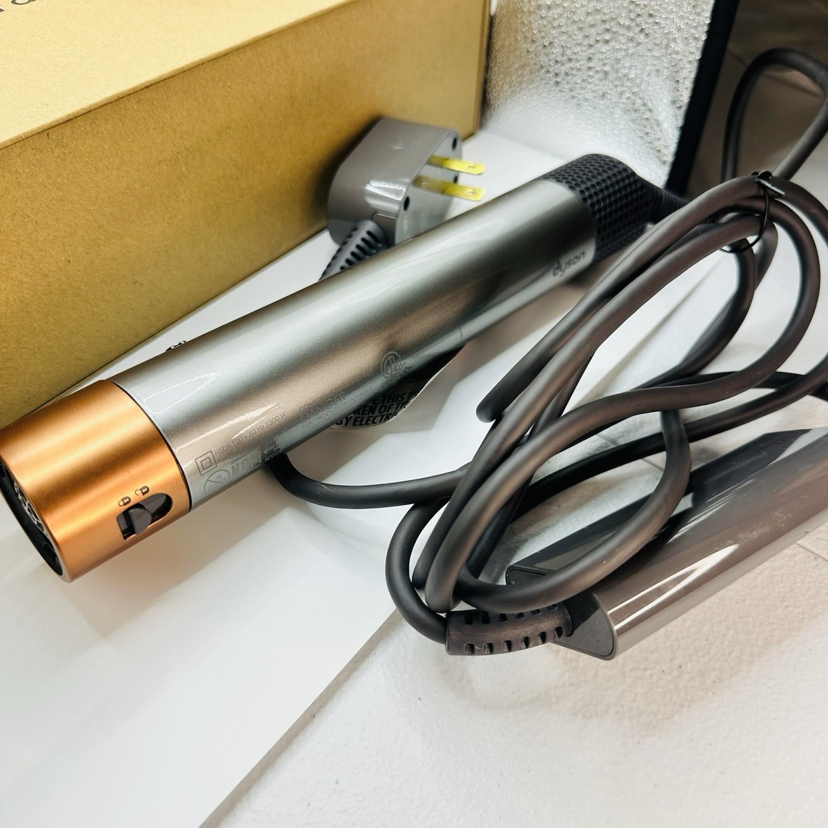 Dyson Airwrap Styler Complete Nickel/Copper with Attachments (USED