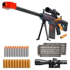 Shell Ejecting Foam Bullet Toy Blaster for Boys-Birthday Christmas Gifts Age 8 