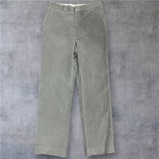 Haggar Vintage 80's Casual Corduroy Tan Brown Pants Men's Size 34 x 33