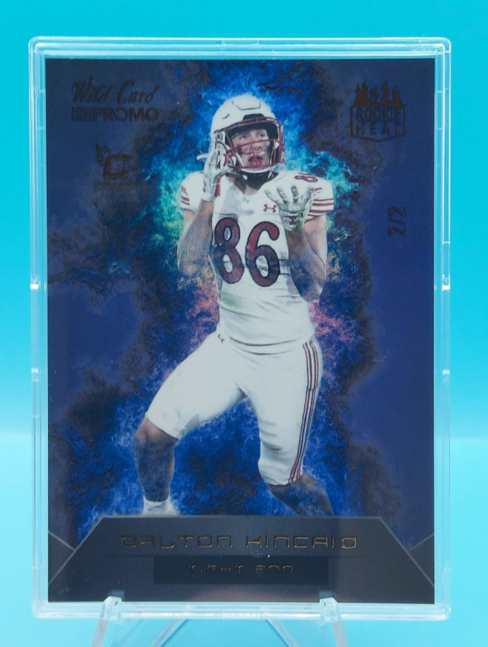 Dalton Kincaid Wild Card SP Matte Purple Rookie Heat #RHP12 Base